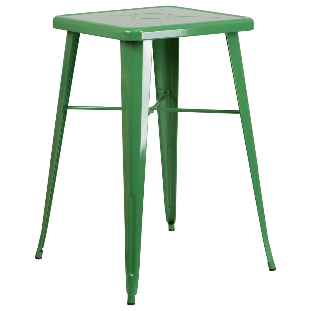 Flash Furniture 23.75" Bar Table in Green, , large