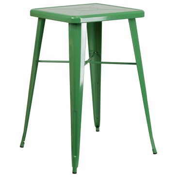 Flash Furniture 23.75" Bar Table in Green, , large