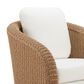 Zuo Modern Solara Outdoor Swivel Chair in Ivory, , large