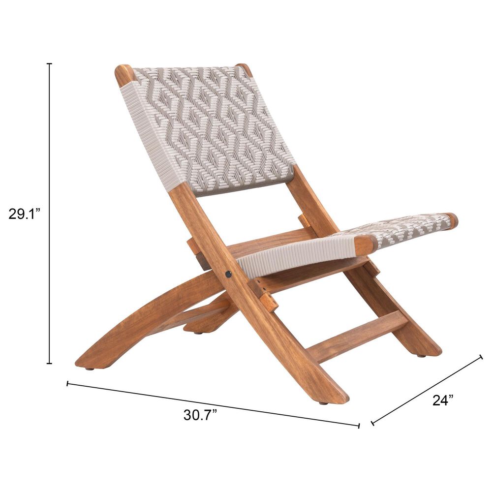 Zuo Modern Tide Lounge Chair in Multicolor, , large