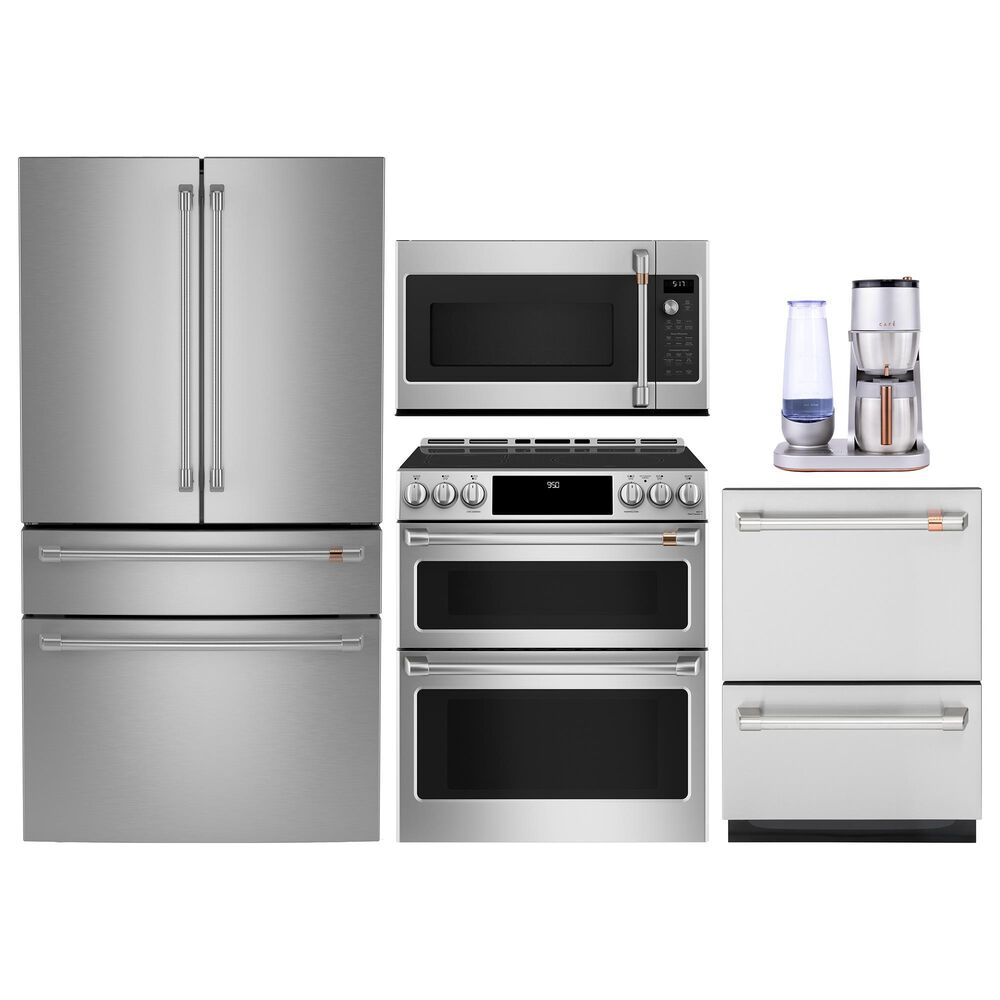Cafe 5 Piece Kitchen Package in in Stainless Steel, , large