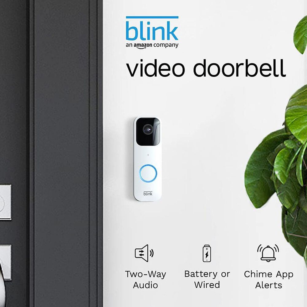 Blink Video Doorbell in White, , large