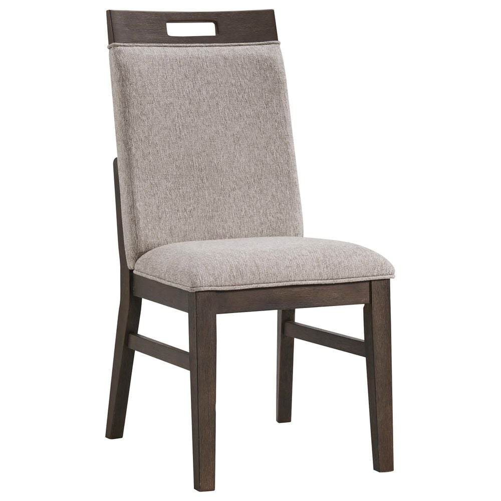 Hawthorne Furniture Hearst Side Chair w/Upholstered Seat and Back in Reclaimed Chevron, , large