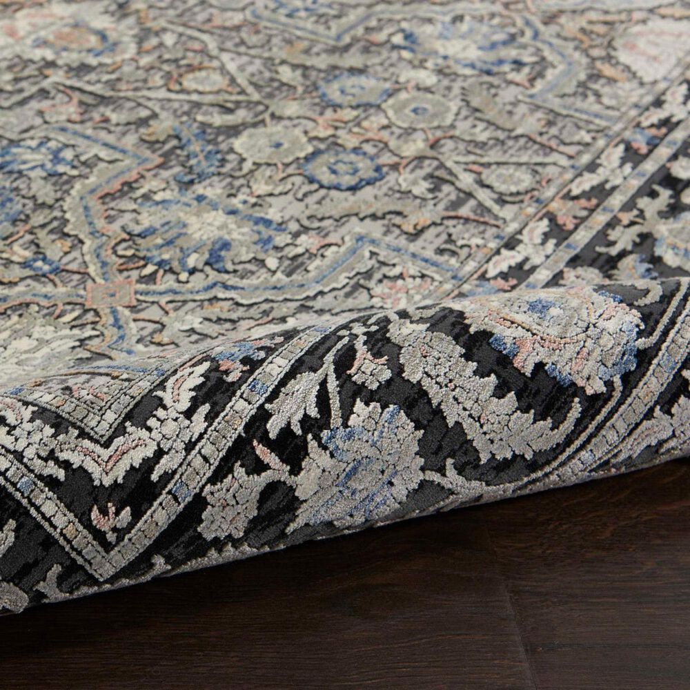 Nourison Starry Nights STN10 10&#39; x 13&#39; Grey and Navy Area Rug, , large