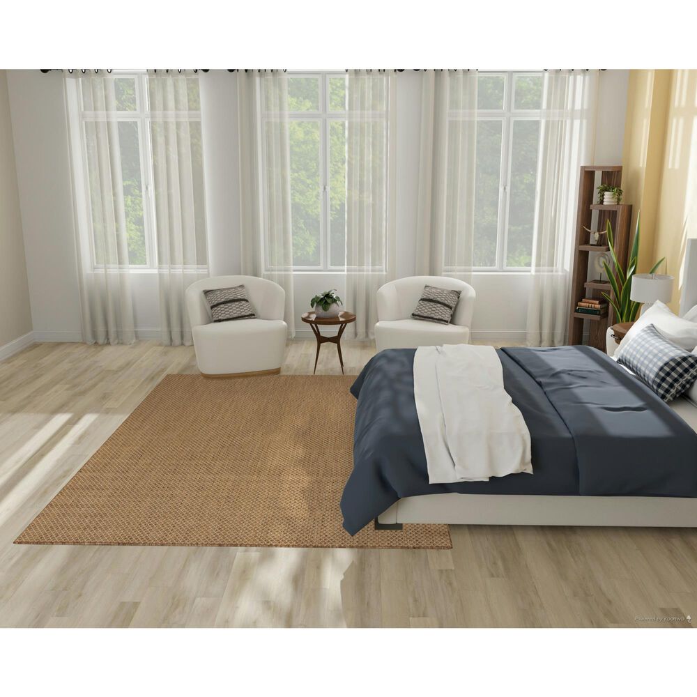 Nourison Courtyard Jute 6&#39; x 9&#39; Indoor/Outdoor Area Rug, , large