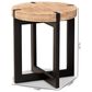 Baxton Studio Horace End Table in Natural Brown and Black, , large