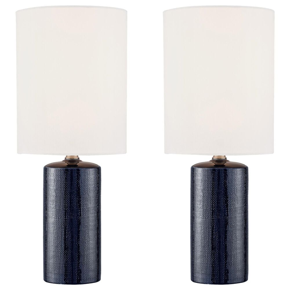 Lite Source Jackie Table Lamp in Navy (Set of 2), , large