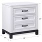 Riva Ridge Hyde Park 2 Drawer Nightstand in White, , large