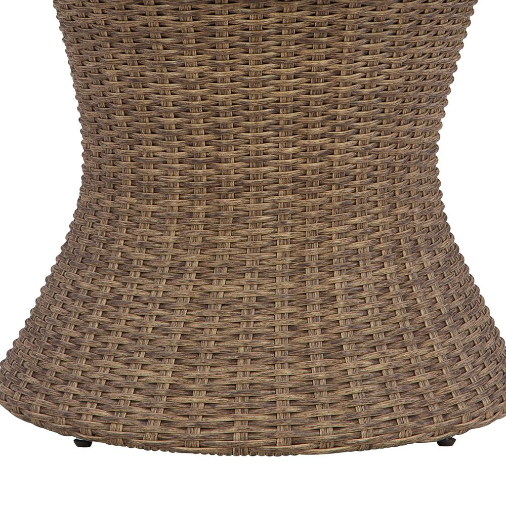 Ashley Laguna Heights Round End Table in Beige, , large