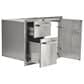 Coyote Outdoor 31" Access Door and Double Storage Drawers in Stainless Steel, , large