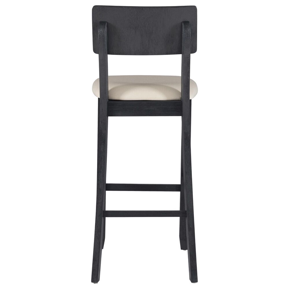 Linon Home Decor Jorissen Bar Stool in Dark Charcoal, , large