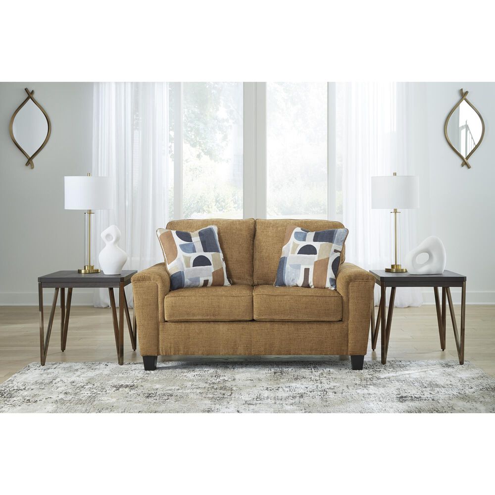 ASHLEY Erinslane Stationary Sofa and Loveseat Set in Honey, , large