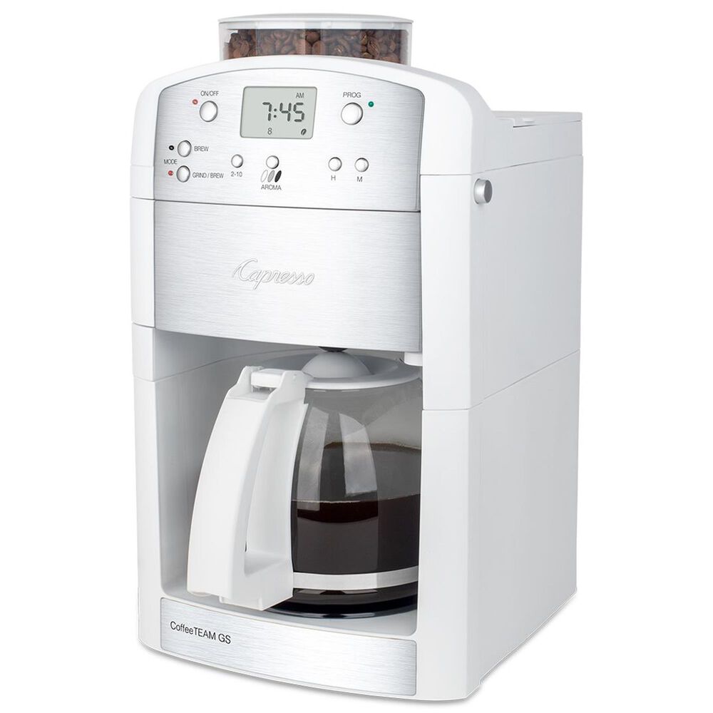 Capresso 10-Cup Replacement Carafe with Lid for Model 464.02 in White, , large