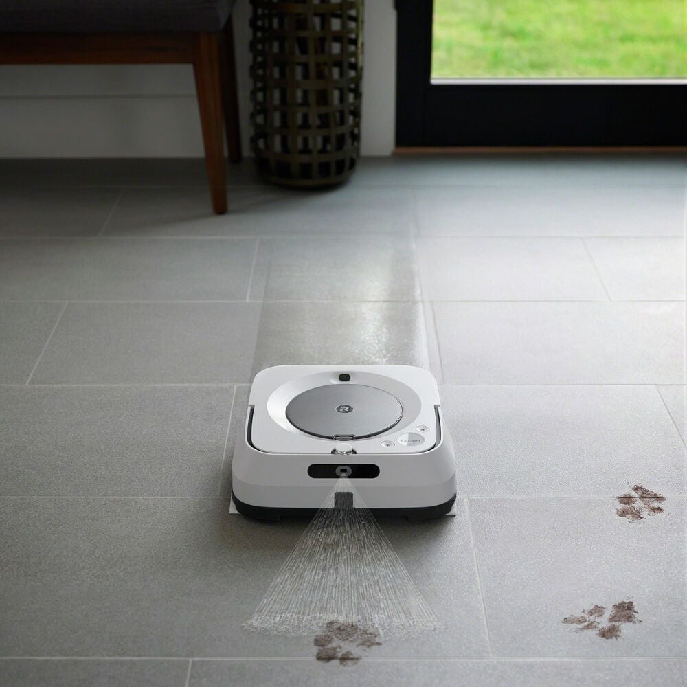 iRobot Braava Jet M6 Wi-Fi Connected Robot Mop in White, , large