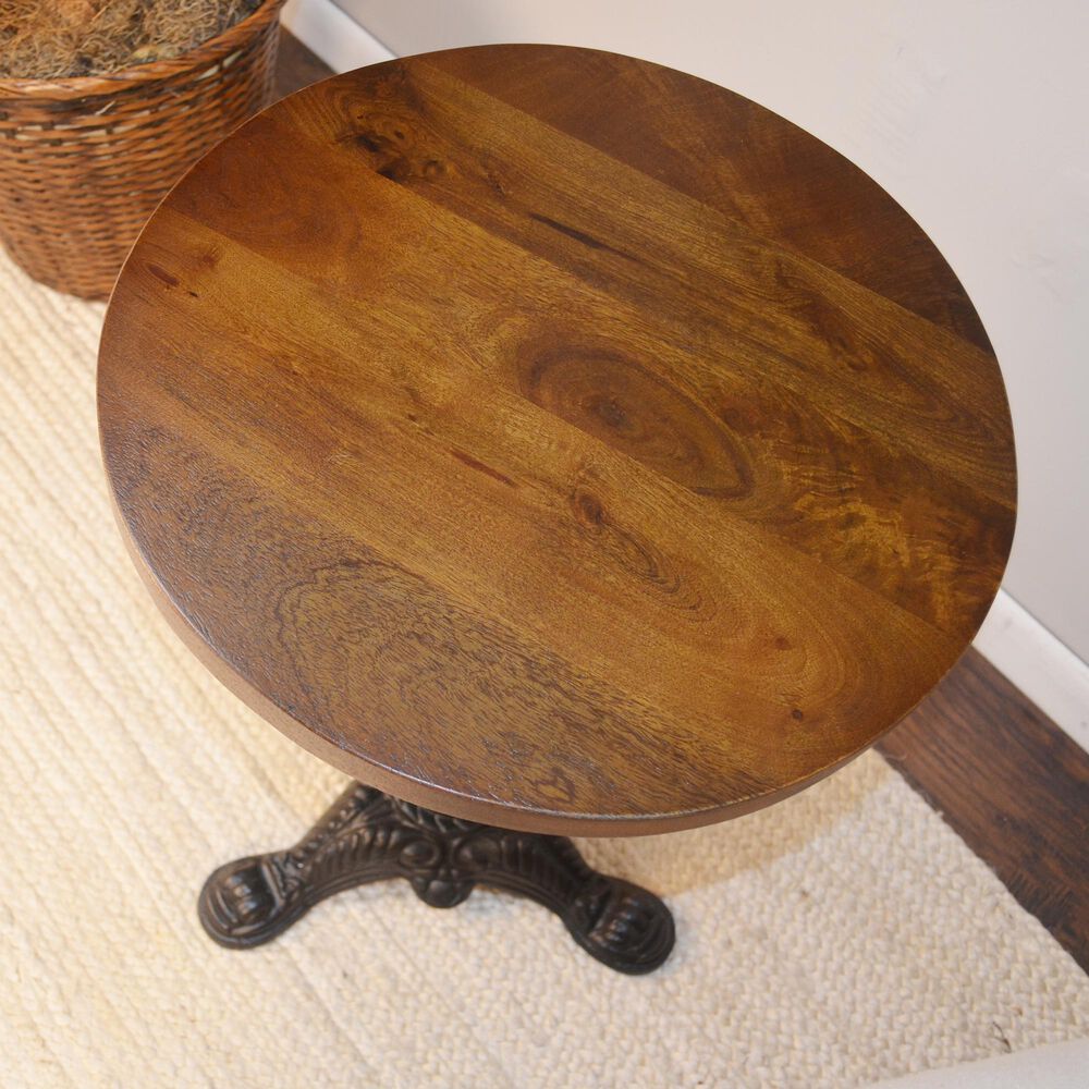 Carolina Chair and Table Brera Accent Table in Chestnut/Black, , large