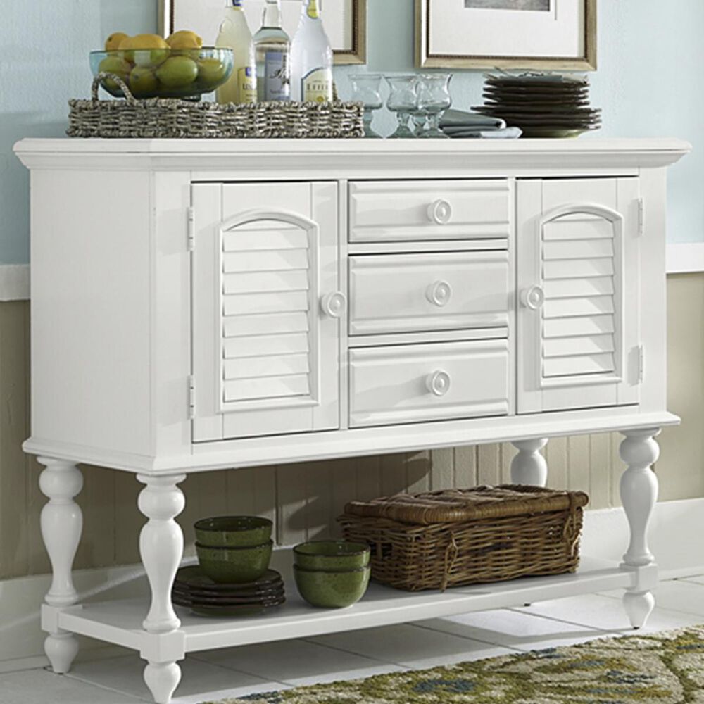 Belle Furnishings Summer House Server in Oyster White, , large