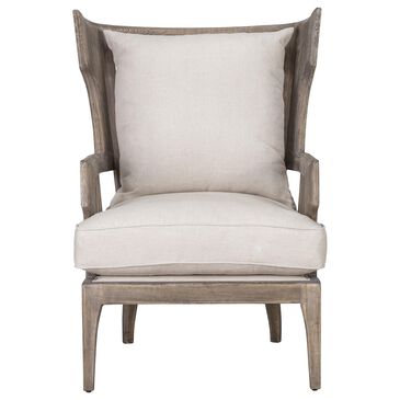Classic Home California Coastal Lawrence Accent Chair in Cream, , large