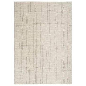 Nourison Andes AND03 6" x 9" Ivory and Grey Area Rug, , large