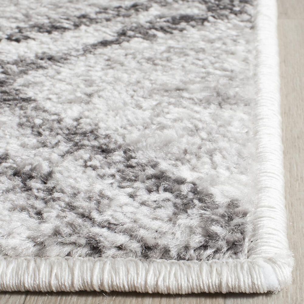 Safavieh Adirondack ADR105P-24 2&#39;6&quot; x 4&#39; Silver/Charcoal Area Rug, , large