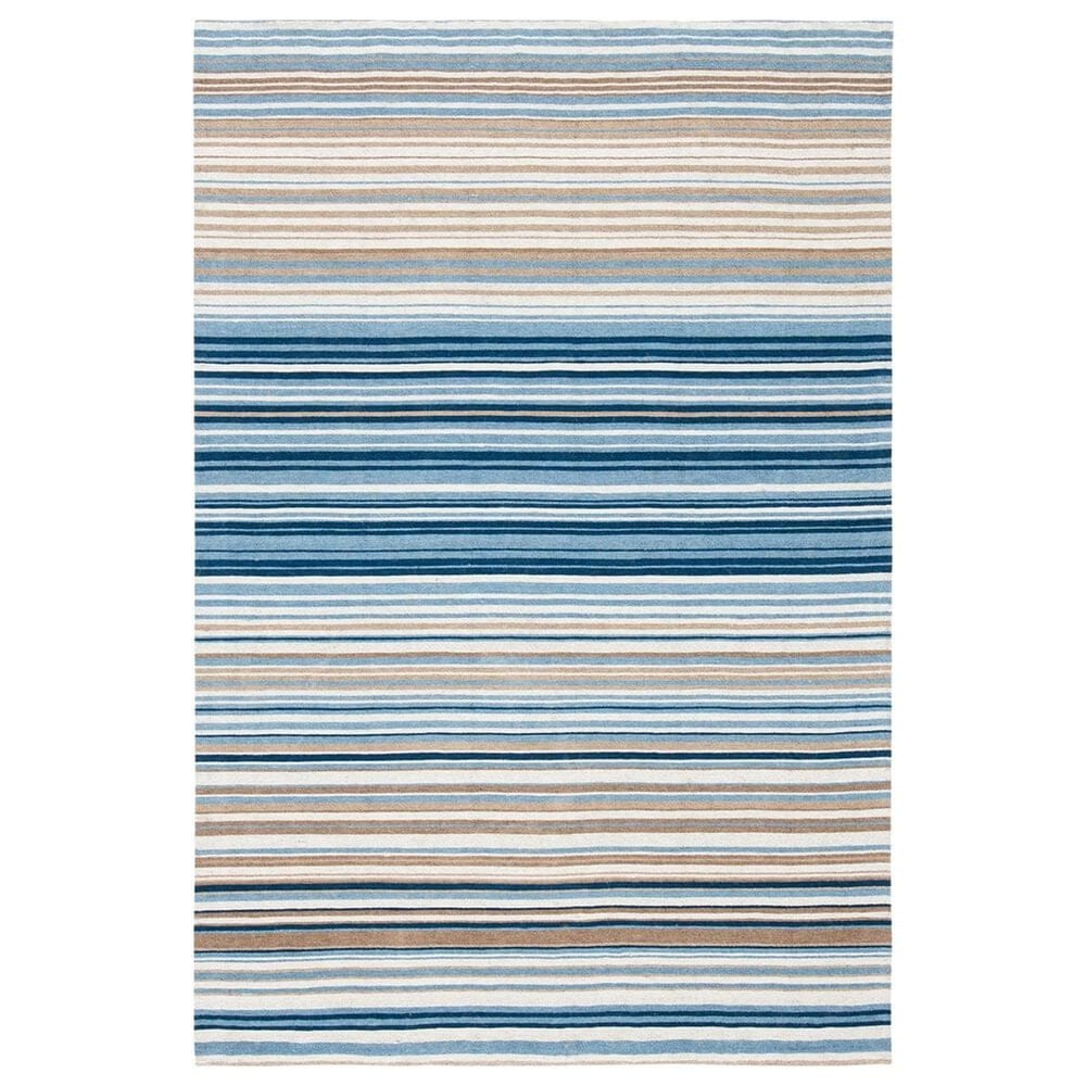 Safavieh Marbella 4" x 6" Blue and Multicolor Area Rug, , large