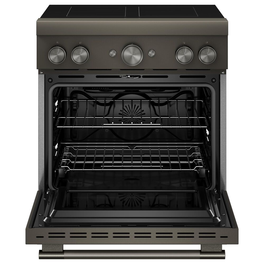 KitchenAid 30" Induction Commercial Range in Black Ore, , large