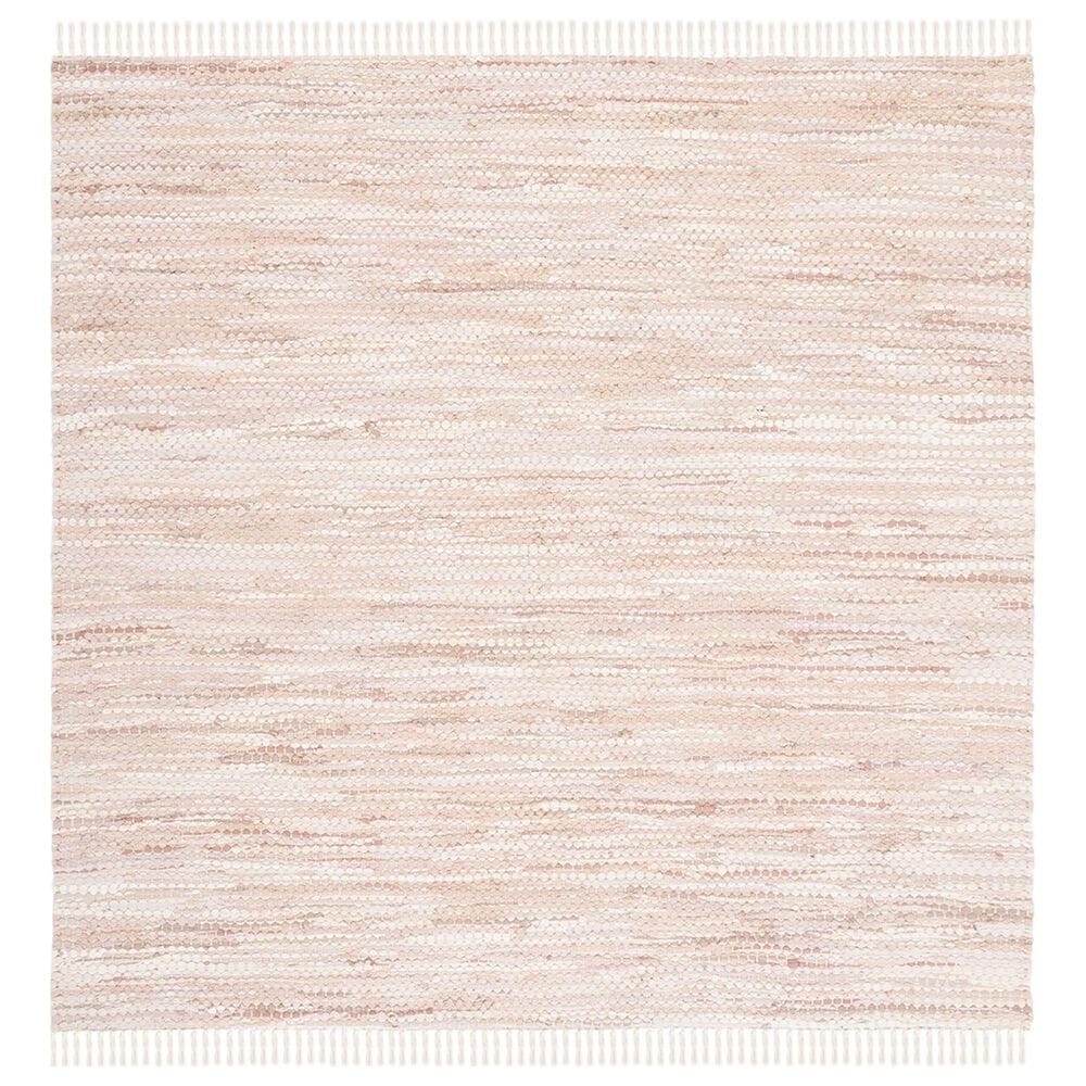 Safavieh Montauk MTK251 6" Square Beige Area Rug, , large