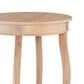 Linon Home Decor Aura Round Side Table in Natural, , large