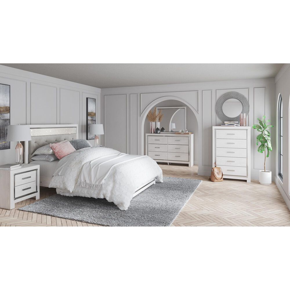 Ashley Altyra 2 Drawer Night Stand in White, , large
