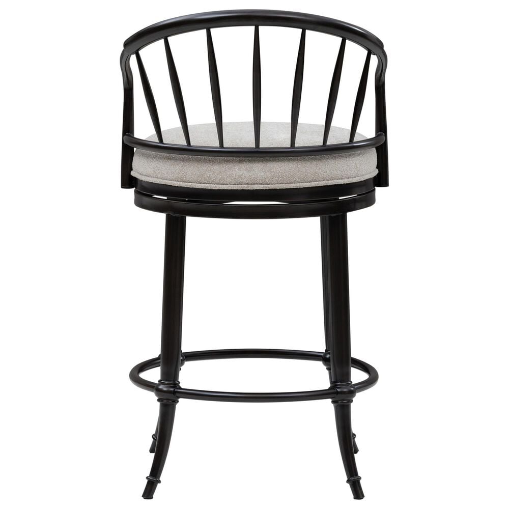 Armen Living Luther Counter Height Stool in Dark Brown, , large
