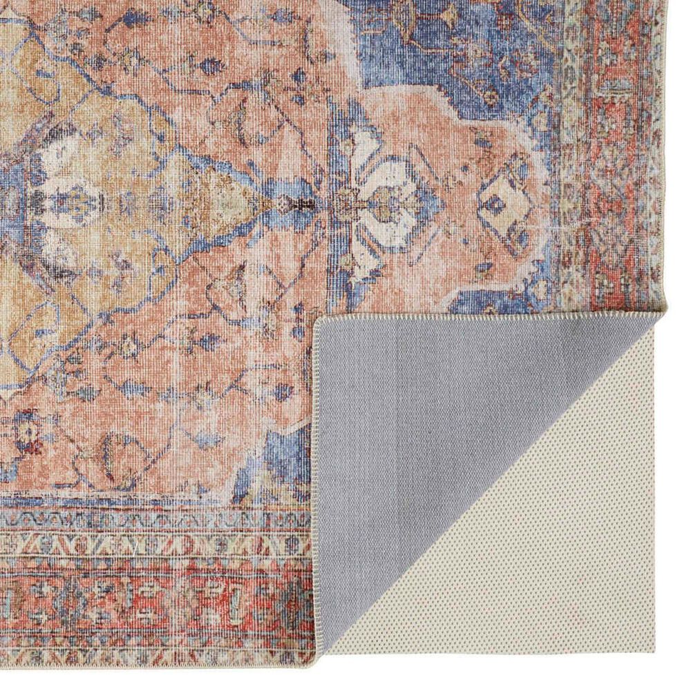 Feizy Percy 7&#39;10&quot; x 9&#39;10&quot; Rust and Blue Area Rug, , large