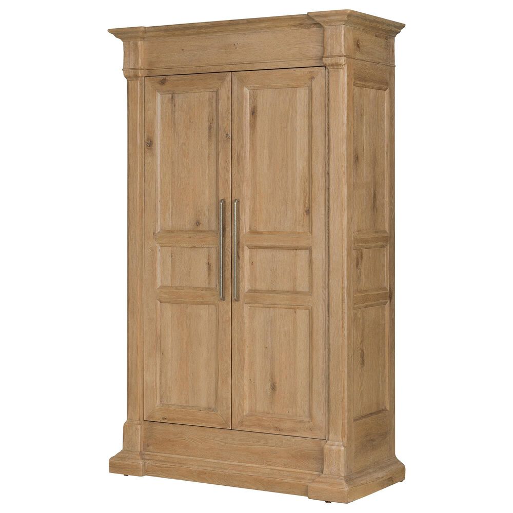 Hooker Furniture Driftwood 4-Piece King Panel Bedroom Set in Buckboard, , large