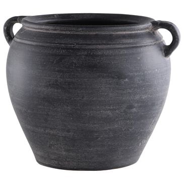 Ashley Meadie 9.5" Vase in Distressed Black, , large