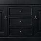 James Martin Vanities Brookfield 60" Double Bathroom Vanity in Antique Black with 3 cm Eternal Marfil Quartz Top and Rectangle Sinks, , large