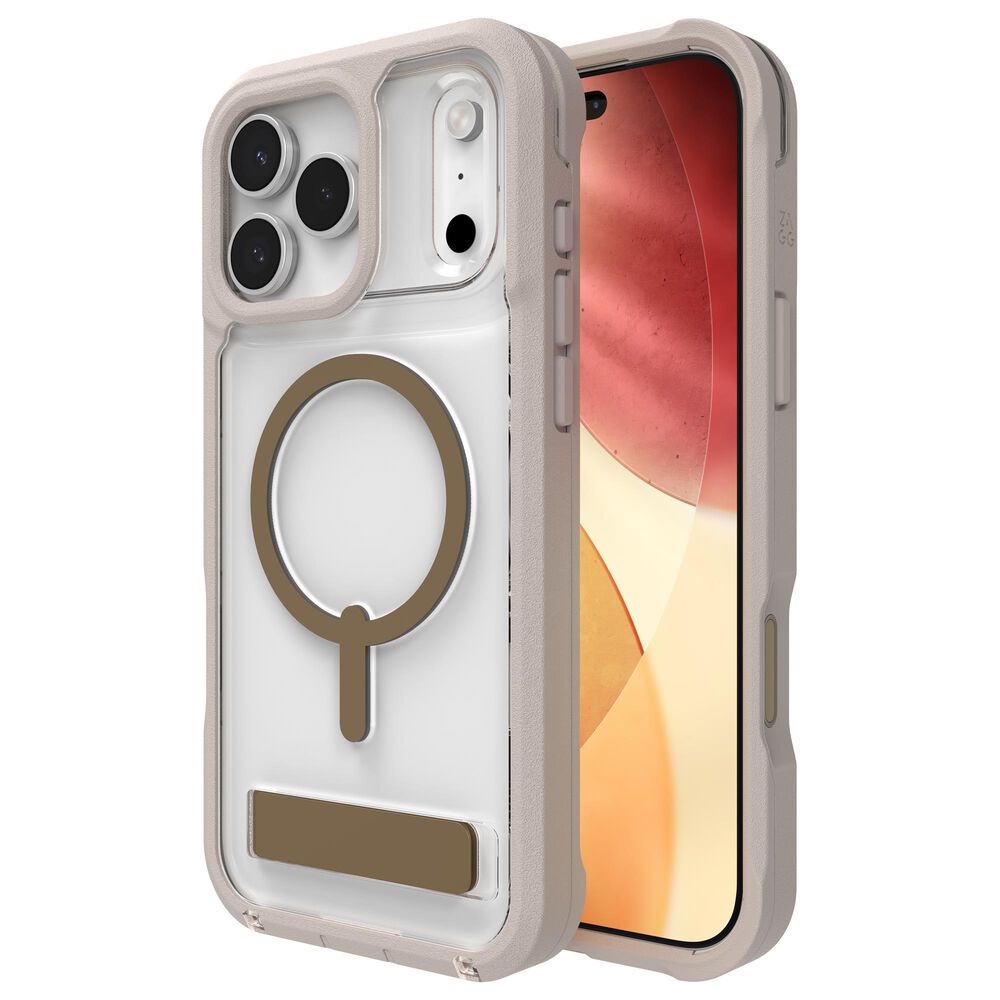 Zagg Rainier Snap MagSafe Case with Kickstand for Apple iPhone 17 Pro Max in Sandstone Beige, , large