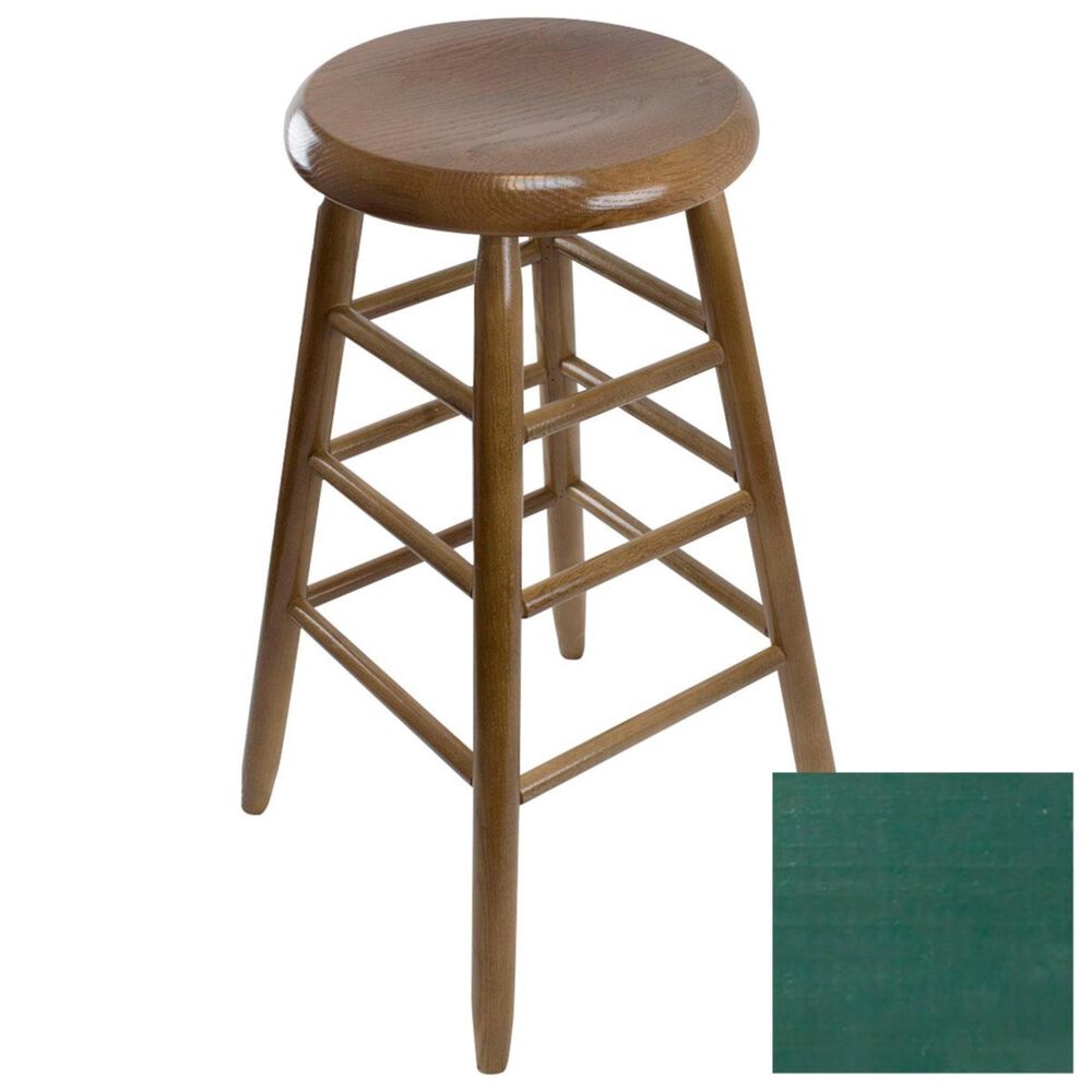 Lakeside Garland Round Barstool in Green, , large