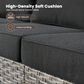 HOMLUX 5-Piece Outdoor Furniture Set in Black, , large