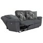 Catnapper Trifecta Power Reclining Sofa with Drop Down Table in Smoke, , large