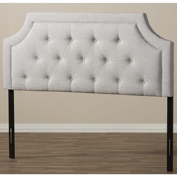Baxton Studio Mars Queen Headboard in Greyish Beige, , large