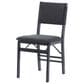 Linon Home Decor Norway Folding Chair in Black, , large