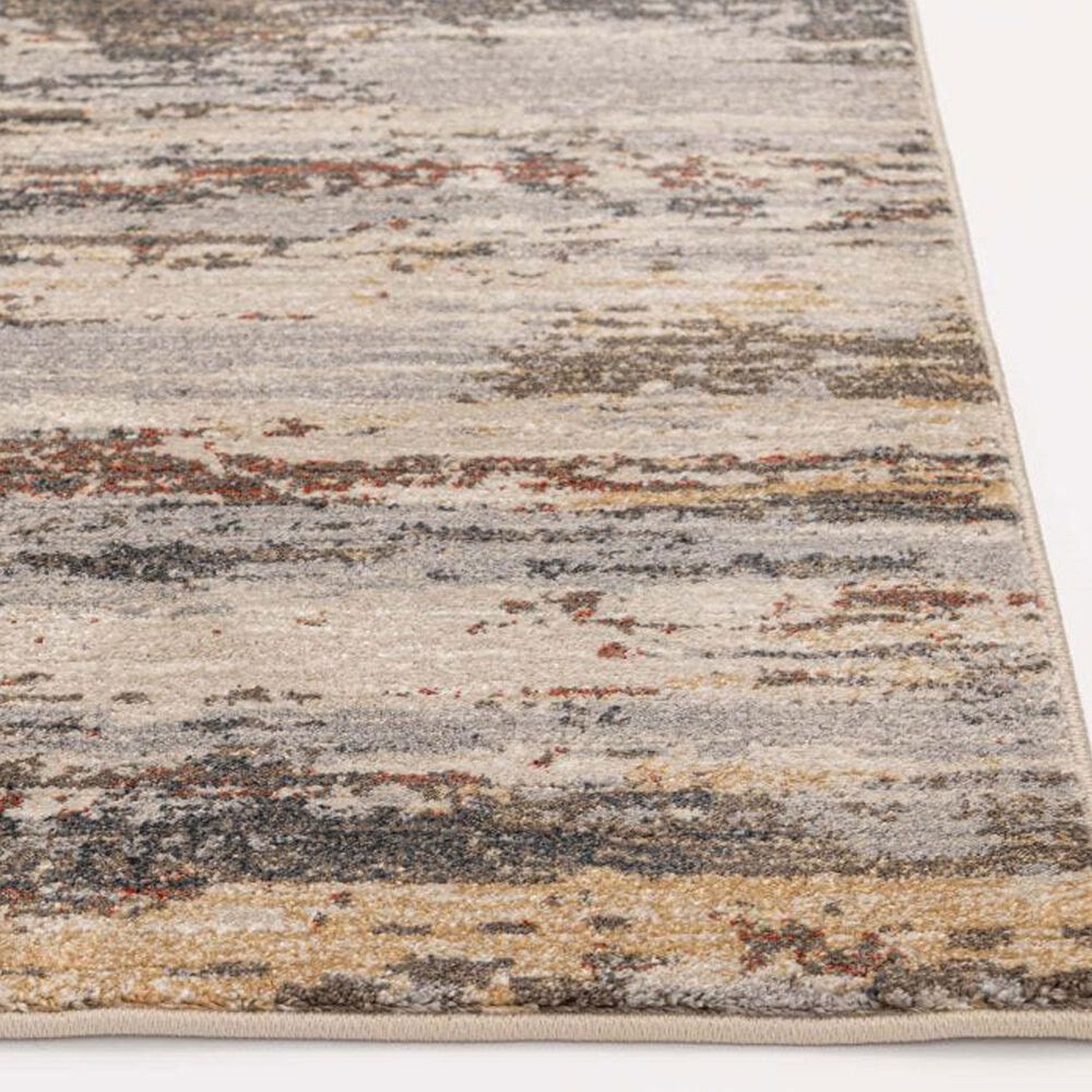 Central Oriental Montville Kenliani 7&#39;10 x 9&#39;10 Sand and Storm Area Rug, , large