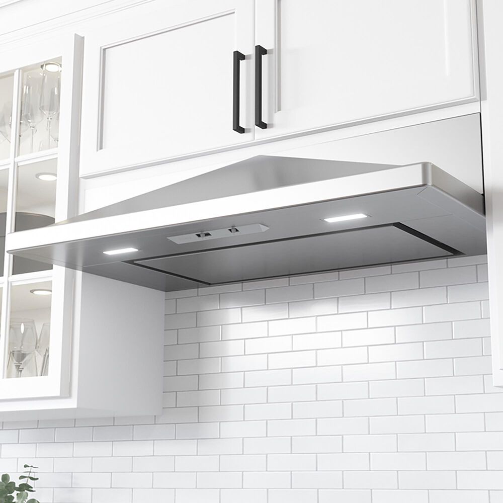 Zephyr 36" Under Cabinet Range Hood with 400 CFM and Blower in Stainless Steel, , large