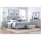 Riva Ridge Cambridge 3-Drawer Nightstand in Grey, , large