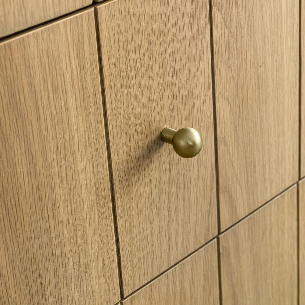 James Martin Vanities Hudson 60" Double Bathroom Vanity in Light Natural Oak with 3 cm Eternal Jasmine Pearl Silestone Top, Rectangular Sinks and FreePower Wireless Charger, , large