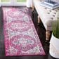 Safavieh Evoke EVK275R 2"2" x 7" Fuchsia and Ivory Runner, , large