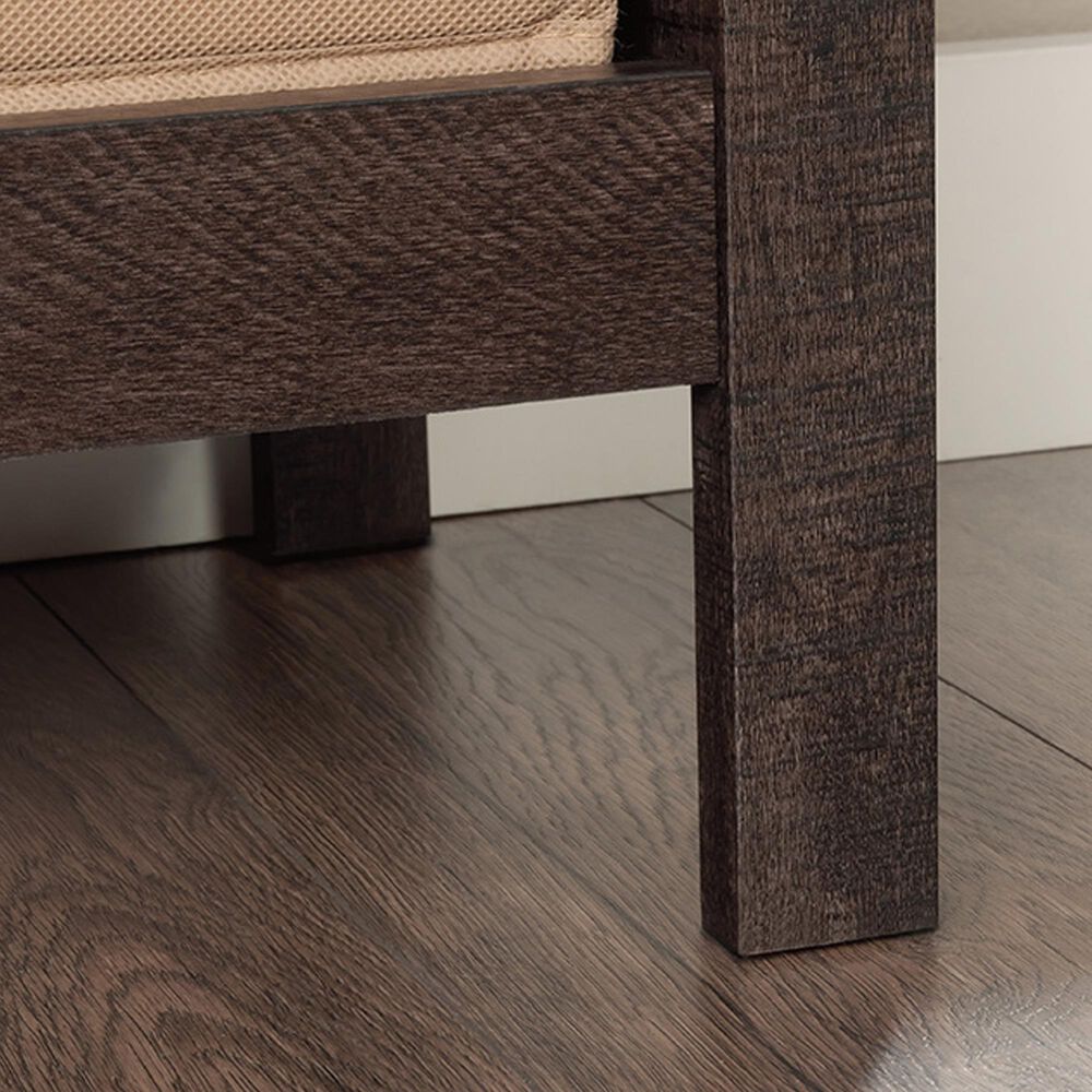 Sauder 9-Shelf Tall Cubby Bookcase in Blade Walnut, , large