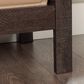 Sauder 9-Shelf Tall Cubby Bookcase in Blade Walnut, , large