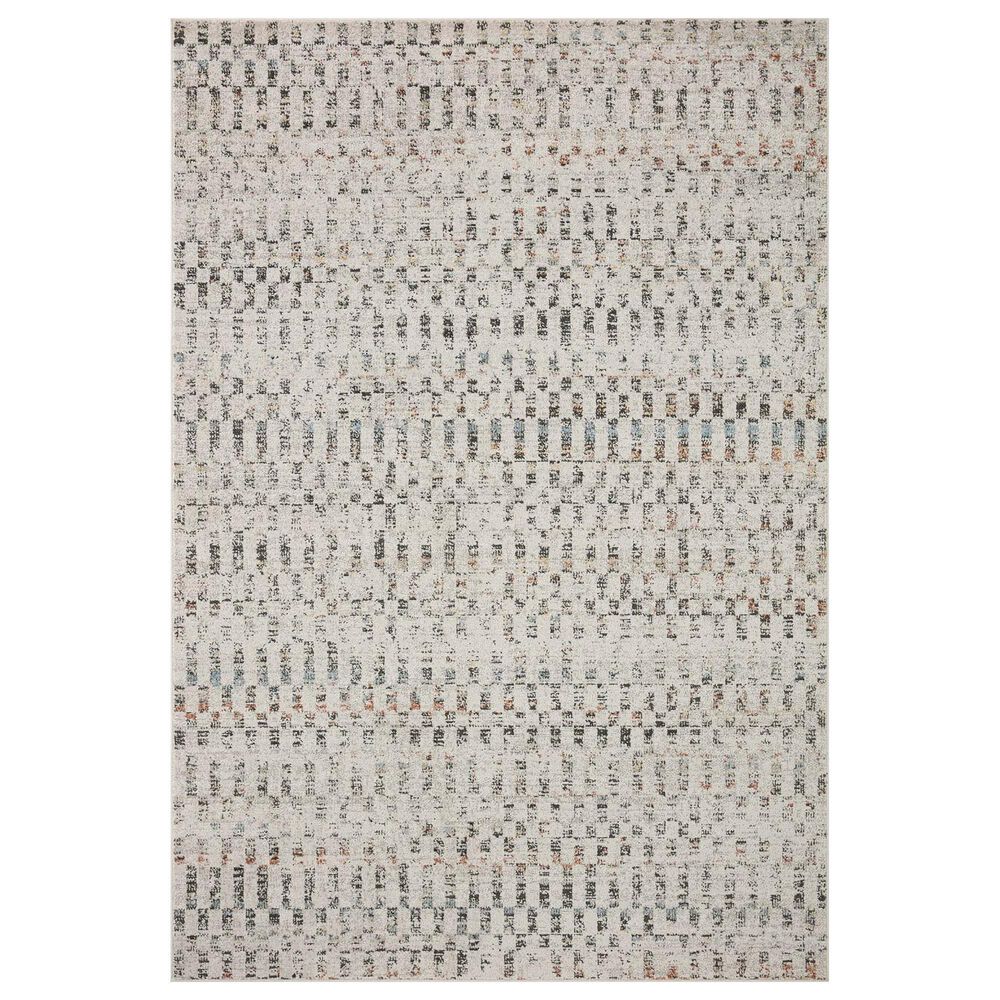 Loloi II Kamala 6"7" x 9"6" Grey and Multicolor Area Rug, , large
