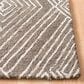 Safavieh Micro-Loop 4" x 6" Dark Grey and Ivory Area Rug, , large