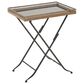 Maple and Jade Tray Top Accent Table in Gold and Black, , large