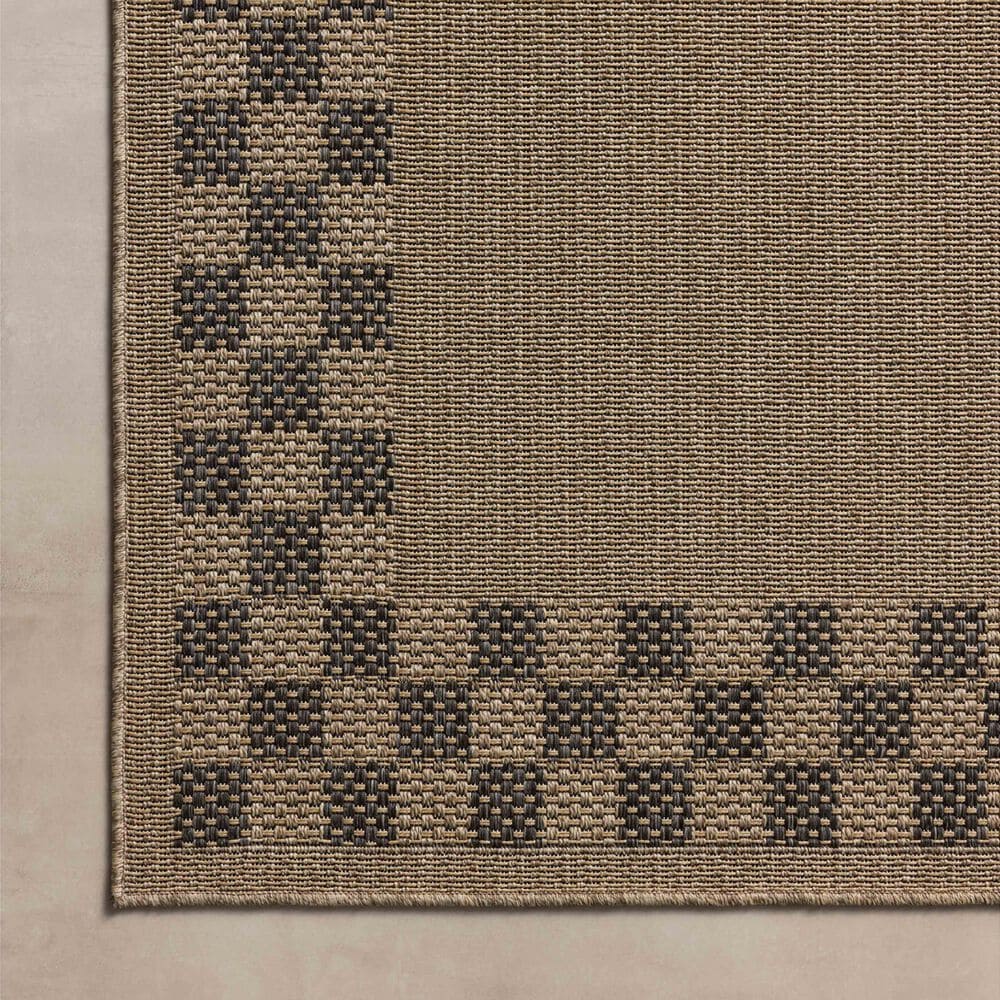 Loloi II Providence 9&#39;2&quot; x 13&#39; Natural and Charcoal Indoor/Outdoor Area Rug, , large